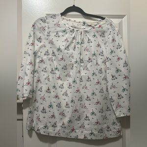 Boden moped cotton blouse top size 8